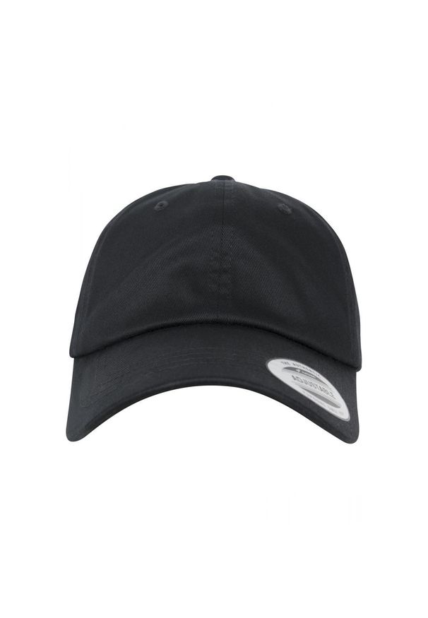 FLEXFIT - Czapka Flexfit low profile organic cotton. Kolor: czarny. Materiał: bawełna
