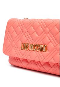 Love Moschino - LOVE MOSCHINO Torebka JC4097PP1MLA0464 Koralowy. Kolor: pomarańczowy. Materiał: skórzane