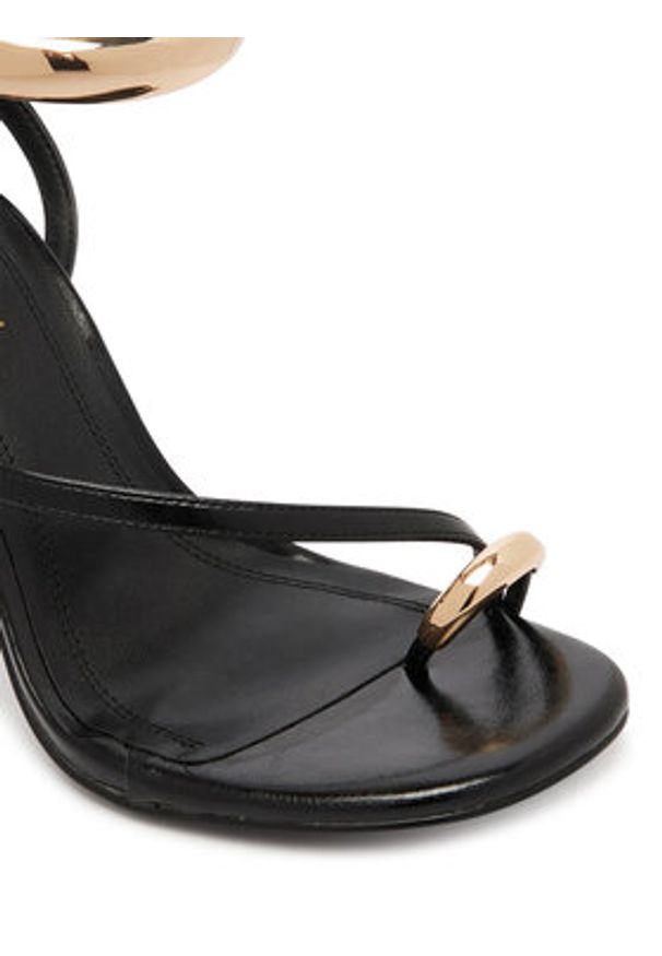 Steve Madden Klapki Missile-S 11003880 Czarny. Kolor: czarny. Materiał: skóra