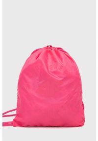 4f - 4F plecak kolor różowy z nadrukiem. Kolor: różowy. Wzór: nadruk