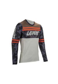 Koszulka rowerowa LEATT Jersey MTB Gravity 4.0. Kolor: biały. Materiał: jersey. Sport: kolarstwo