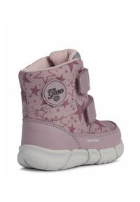 Geox Śniegowce dziecięce kolor różowy. Nosek buta: okrągły. Zapięcie: rzepy. Kolor: różowy. Szerokość cholewki: normalna #3