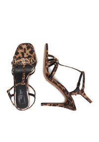 Nine West Sandały EO-SZ96690 Brązowy. Kolor: brązowy. Materiał: materiał #9