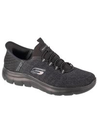 skechers - Buty do chodzenia męskie Skechers 232469CCBK. Kolor: szary. Materiał: materiał, syntetyk. Szerokość cholewki: normalna. Sport: turystyka piesza