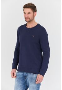 Tommy Jeans - TOMMY JEANS Granatowy sweter. Kolor: niebieski #2