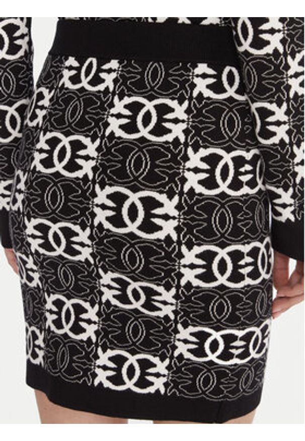 Pinko - PINKO Spódnica mini Bang Bang 106040 A2YD Czarny Slim Fit. Kolor: czarny. Materiał: wiskoza