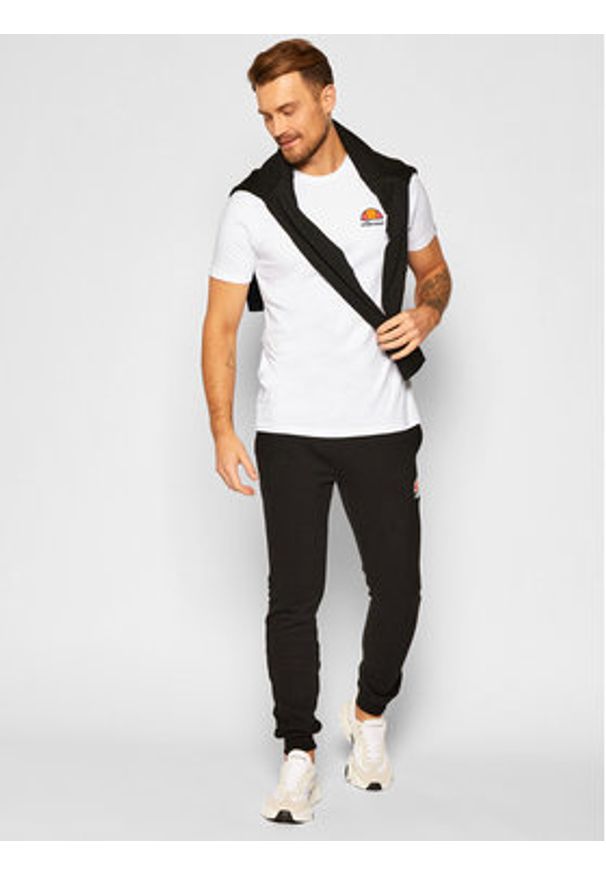 Ellesse T-Shirt Canaletto SHS04548 Biały Regular Fit. Kolor: biały. Materiał: bawełna