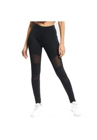 Urban Classics - Legginsy Damskie Z Siateczki Technicznej (zestaw 2 Sztuk). Kolor: czarny, czerwony, wielokolorowy. Sport: turystyka piesza #1