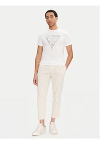 Guess T-Shirt M5GI06 I3Z14 Biały Regular Fit. Kolor: biały. Materiał: bawełna #5
