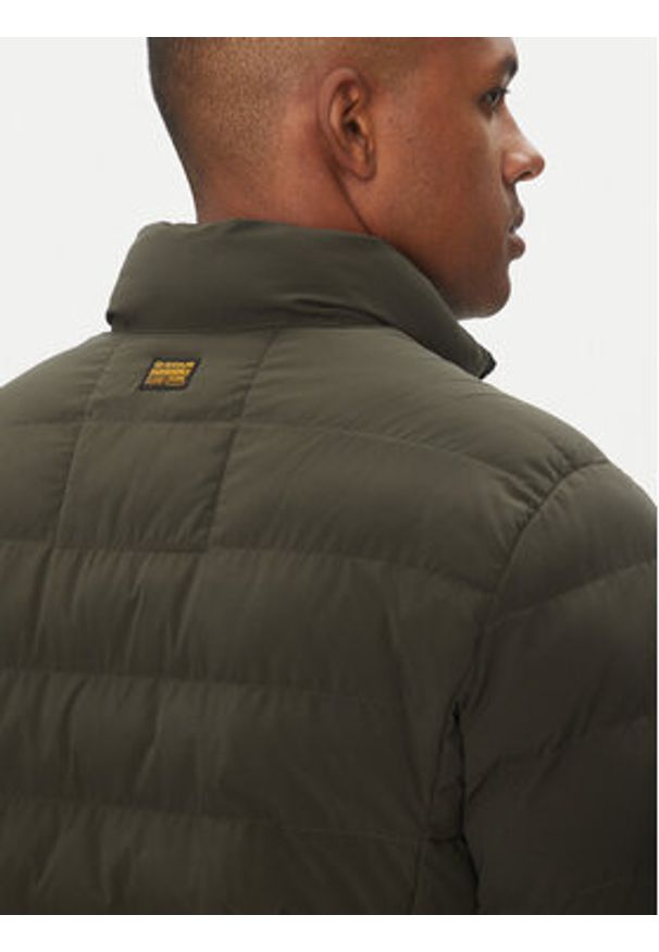 G-Star RAW - G-Star Raw Kurtka zimowa Foundation D24276-D518 Zielony Regular Fit. Kolor: zielony. Materiał: syntetyk. Sezon: zima