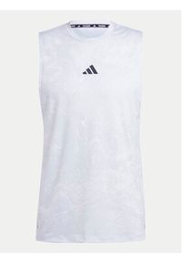 Adidas - adidas Koszulka techniczna Power Workout IS3843 Biały Regular Fit. Kolor: biały. Materiał: syntetyk #5