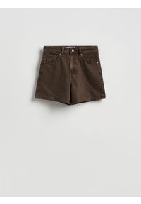 Reserved - Jeansowe szorty - dark grey jeans. Materiał: jeans #1