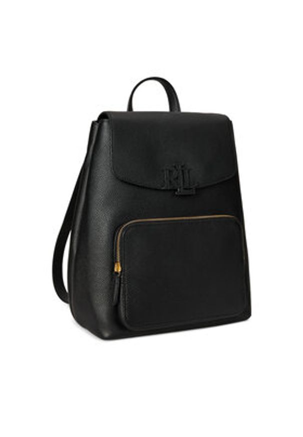 Lauren Ralph Lauren - LAUREN RALPH LAUREN Plecak Medium Cameryn 431969355002 Czarny. Kolor: czarny. Materiał: skóra