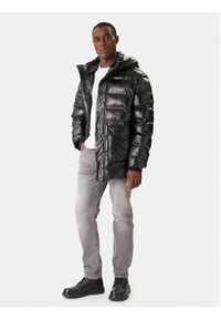 Karl Lagerfeld - KARL LAGERFELD Kurtka zimowa 505036 554595 Czarny Regular Fit. Typ kołnierza: dekolt w karo. Kolor: czarny. Materiał: syntetyk. Sezon: zima #2