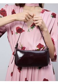 Reserved - Torebka na ramię - mahoniowy. Kolor: brązowy. Materiał: skórzane. Rodzaj torebki: na ramię #1