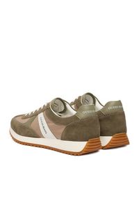 Guess Jeans Sneakersy EO-ORLANDO-01 126AM Khaki. Kolor: brązowy. Materiał: materiał #9