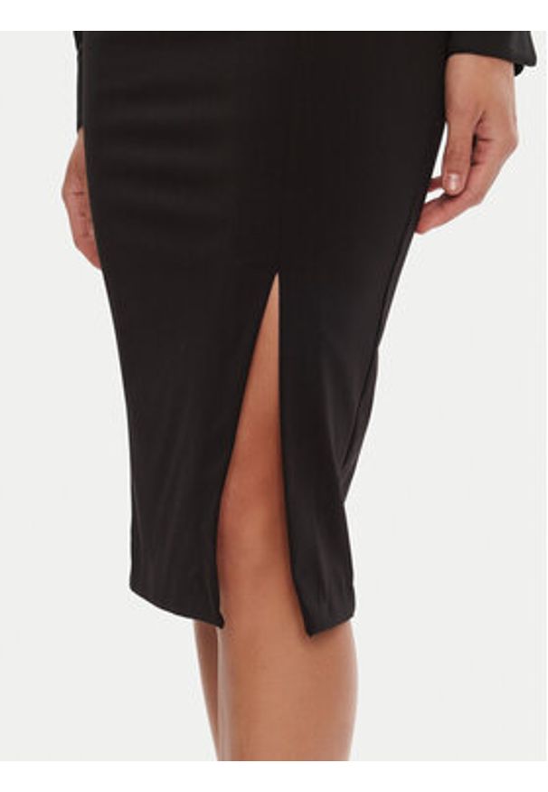 Rinascimento Spódnica ołówkowa CFC0126167003 Czarny Slim Fit. Kolor: czarny. Materiał: syntetyk, wiskoza