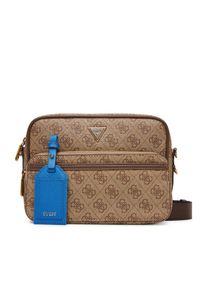 Guess Saszetka HMMILO P5422 Brązowy. Kolor: brązowy. Materiał: skóra