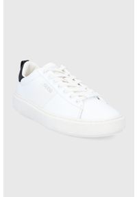 Guess Buty kolor biały. Zapięcie: sznurówki. Kolor: biały. Materiał: guma #5
