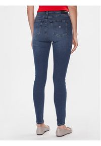 Tommy Jeans Jeansy Sylvia DW0DW17153 Granatowy Skinny Fit. Kolor: niebieski