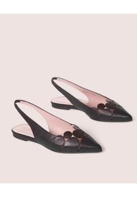 PRETTY BALLERINAS - Czarne sandały Ella. Okazja: do pracy. Kolor: czarny. Wzór: ażurowy, geometria. Styl: klasyczny #3