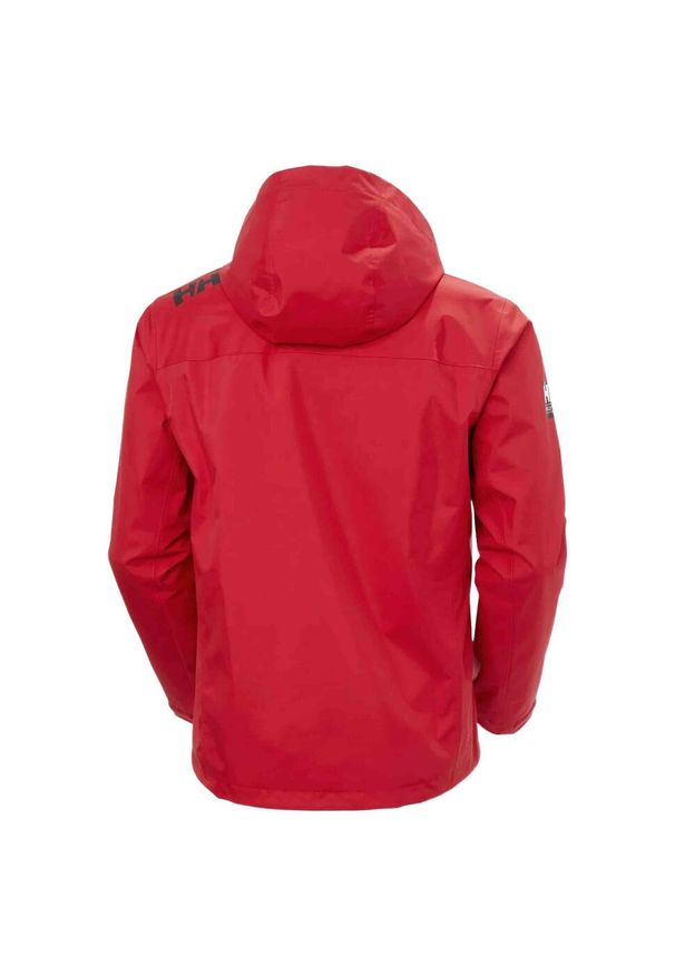 Kurtka przeciwdeszczowa męska Helly Hansen Crew Hooded Jacket 2.0. Kolor: czerwony
