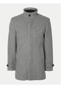 Selected Homme Płaszcz wełniany 16094322 Szary Regular Fit. Kolor: szary. Materiał: wełna, syntetyk