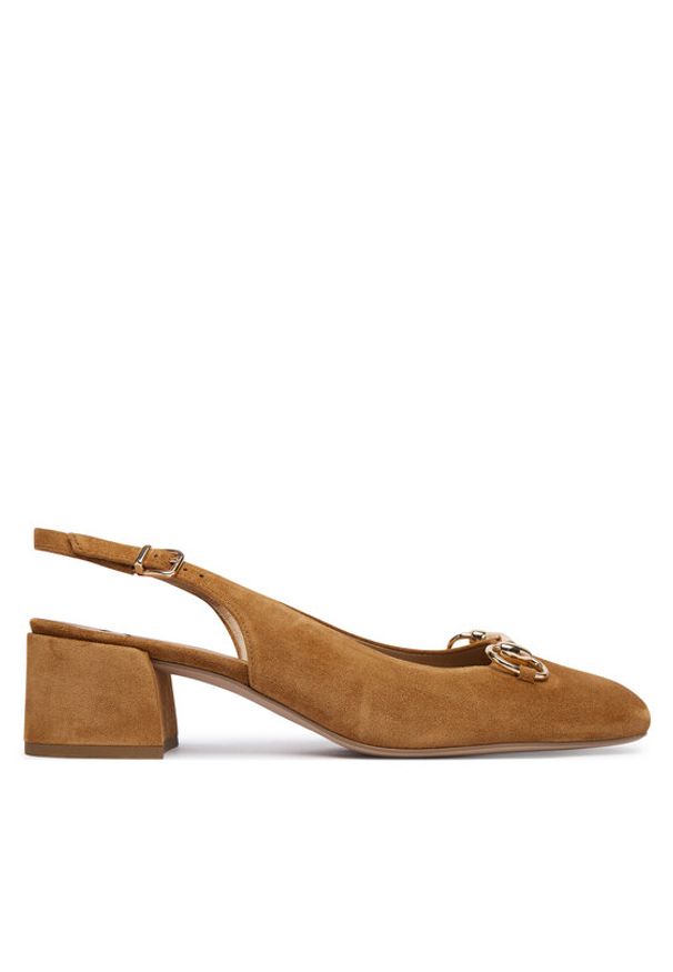 HÖGL Czółenka 1-104112 Brązowy. Kolor: brązowy. Materiał: skóra, zamsz