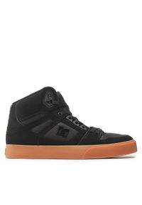 DC Sneakersy Pure High-Top Wc ADYS400043 Czarny. Kolor: czarny. Materiał: skóra #1