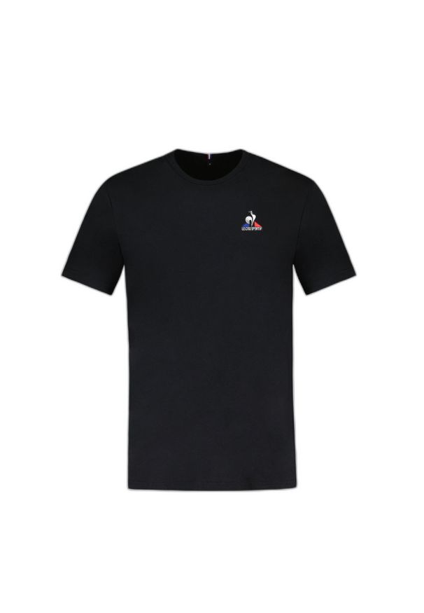 Le Coq Sportif - T-shirt do pilates męski ESS Tee SS N°4 M. Kolor: czarny. Sport: joga i pilates