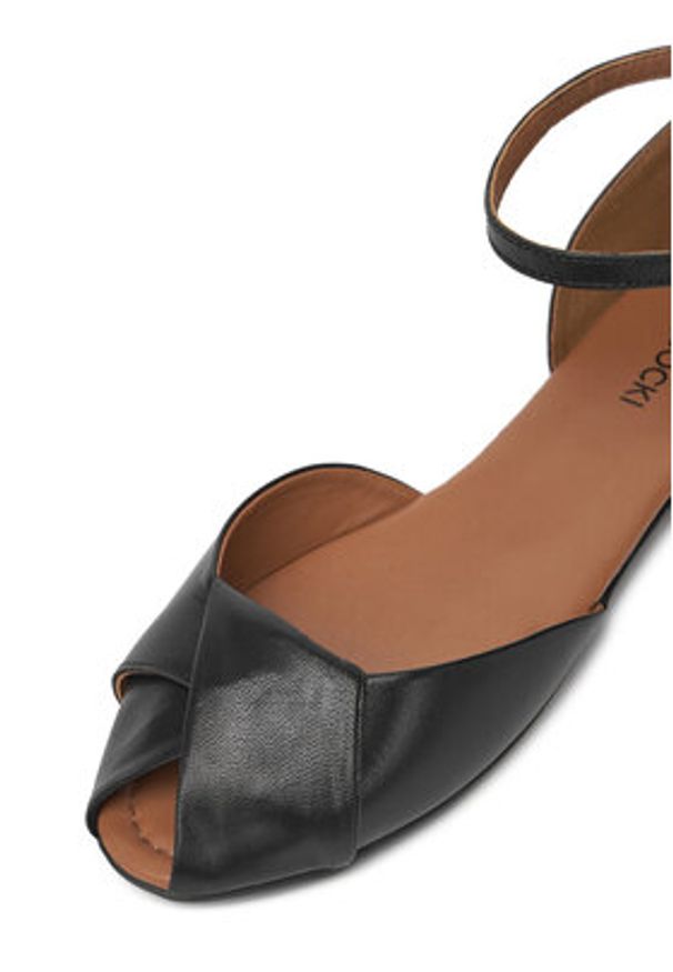 Lasocki Baleriny WI23-SORANO-04 Czarny. Kolor: czarny. Materiał: skóra