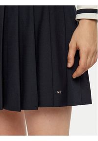 TOMMY HILFIGER - Tommy Hilfiger Spódnica plisowana WW0WW43626 Granatowy Regular Fit. Kolor: niebieski. Materiał: syntetyk, bawełna #5