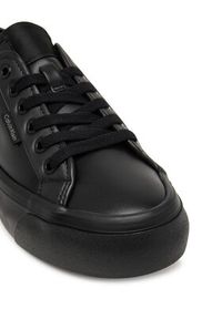 Calvin Klein Sneakersy Vulc Flatf Lace Up Lth YW0YW01932 Czarny. Kolor: czarny. Materiał: skóra #3