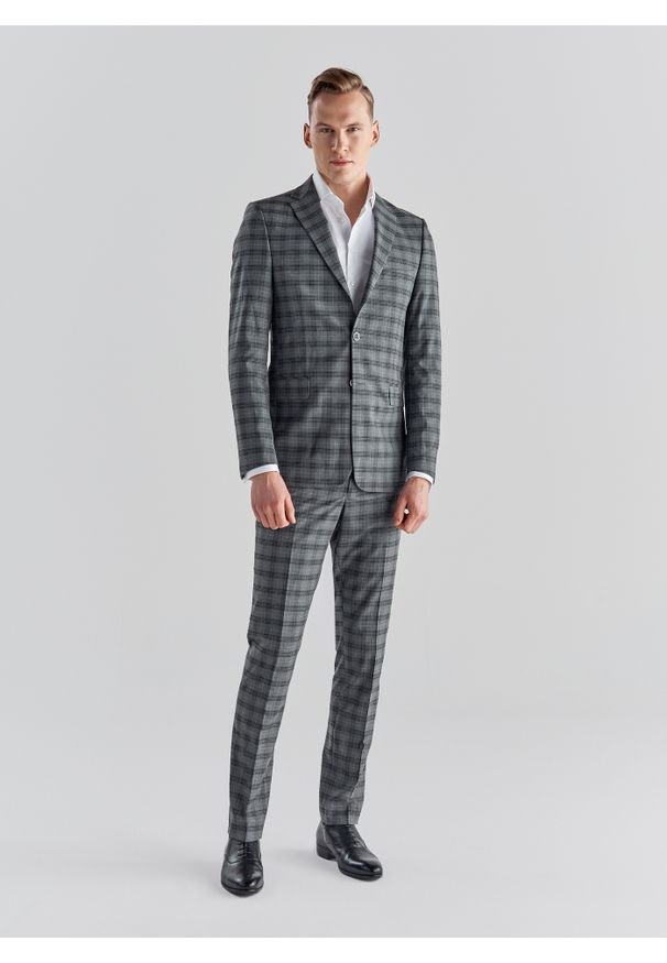 Pako Lorente - PAKO LORENTE – Marynarka garniturowa P21SF-3G-060-S. Materiał: poliester, elastan, wiskoza