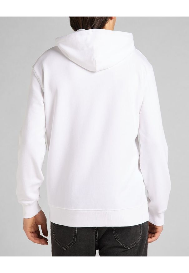 Lee - LEE PRIDE HOODIE MĘSKA BLUZA Z KAPTUREM LOGO WHITE L82RSP12 112140913. Typ kołnierza: kaptur
