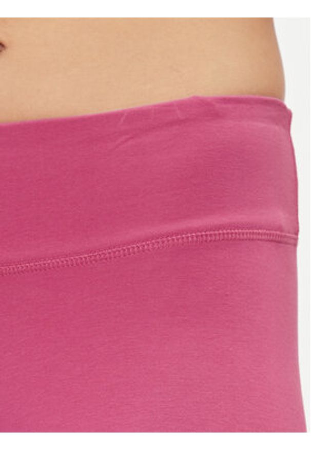 Reebok Legginsy IM4082 Różowy Slim Fit. Kolor: różowy. Materiał: bawełna