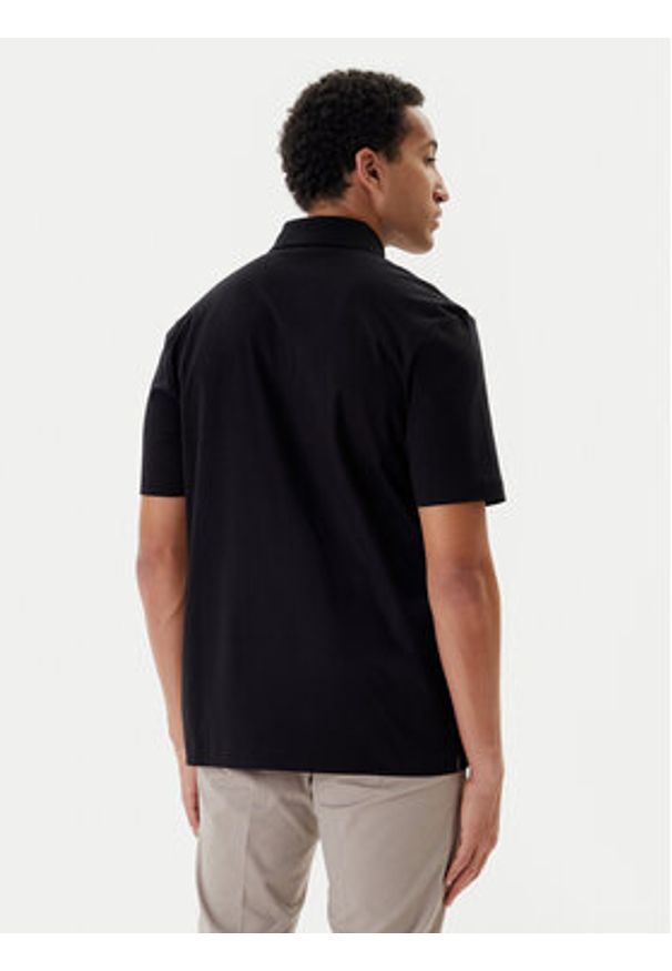 BOSS Polo Parris 50555829 Czarny Regular Fit. Typ kołnierza: polo. Kolor: czarny. Materiał: bawełna