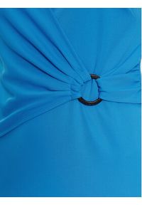 Lauren Ralph Lauren Sukienka koktajlowa 250902772003 Niebieski Regular Fit. Kolor: niebieski. Materiał: syntetyk. Styl: wizytowy