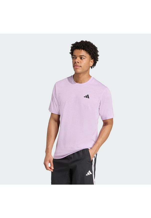 Adidas - Train Essentials Feelready Training Tee. Kolor: czarny, różowy, wielokolorowy. Materiał: materiał. Sport: fitness