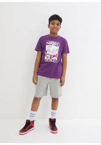 bonprix - Bermudy dresowe z miękkiej mieszanki bawełny (2 pary). Kolor: szary. Materiał: bawełna, dresówka. Wzór: gładki. Styl: sportowy #3