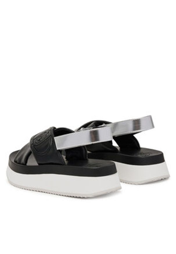 Liu Jo Sandały Dreamy Sandal 02 BA5089 EX097 Czarny. Kolor: czarny. Materiał: skóra
