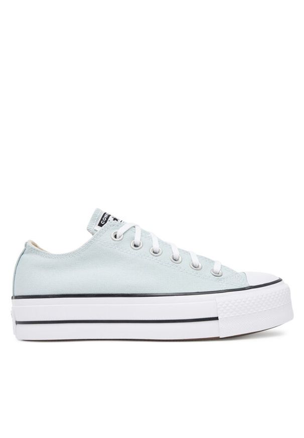 Converse Trampki Chuck Taylor All Star Lift Platform A11876C Błękitny. Kolor: niebieski. Materiał: materiał. Obcas: na platformie