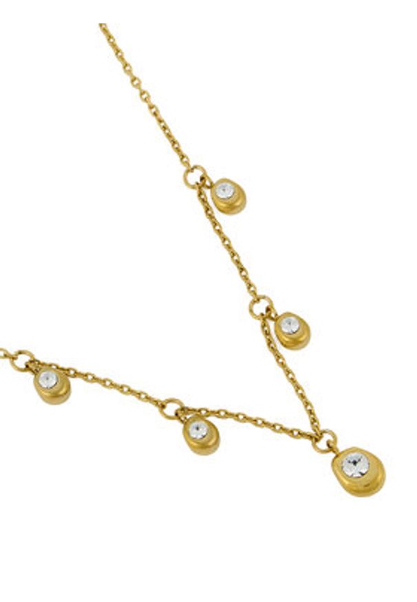 Guess Naszyjnik JUBN05185JW Złoty. Materiał: metalowe. Kolor: złoty
