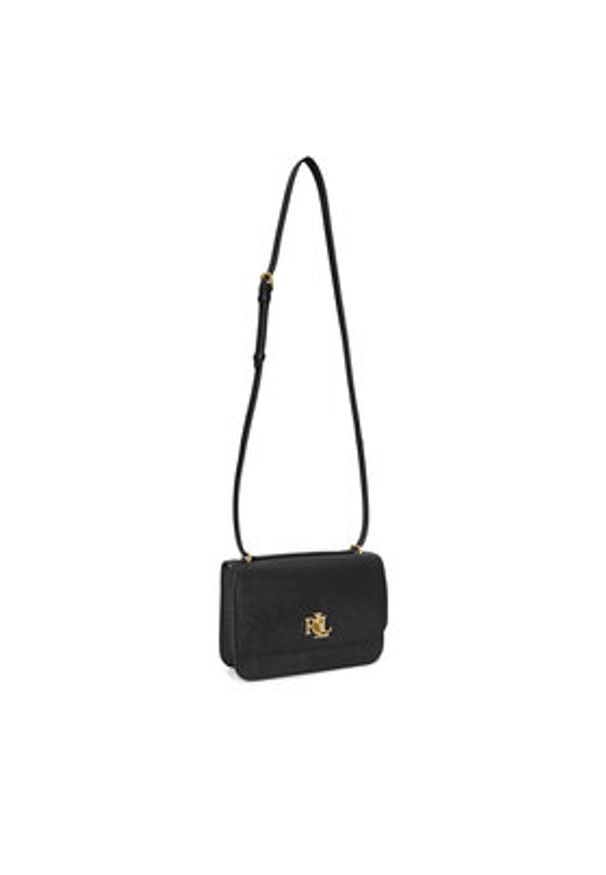 Lauren Ralph Lauren - LAUREN RALPH LAUREN Torebka 431974272002 Czarny. Kolor: czarny. Materiał: skórzane