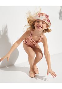 ZIMMERMANN KIDS - Jednoczęściowy strój kąpielowy Rosa Racer 4-10 lat. Kolor: wielokolorowy, różowy, fioletowy. Materiał: materiał. Wzór: aplikacja, kwiaty, nadruk