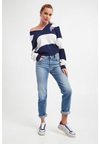 Ice Play - Sweter ICE PLAY. Materiał: prążkowany. Wzór: nadruk, paski #4