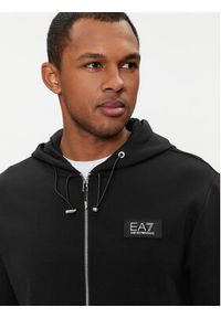 EA7 Emporio Armani Bluza 3DPM82 PJUEZ 1200 Czarny Regular Fit. Kolor: czarny. Materiał: bawełna #4