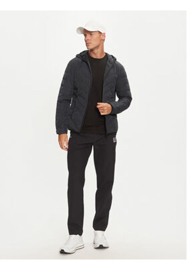 EA7 Emporio Armani Kurtka puchowa 8NPB14 PNE1Z 1578 Granatowy Regular Fit. Kolor: niebieski. Materiał: syntetyk