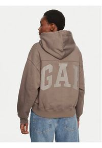 GAP - Gap Bluza 523563-14 Brązowy Relaxed Fit. Kolor: brązowy. Materiał: bawełna #5
