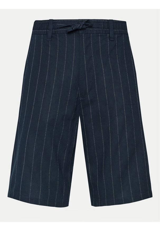 s.Oliver Szorty materiałowe 2143831 Granatowy Relaxed Fit. Kolor: niebieski. Materiał: bawełna